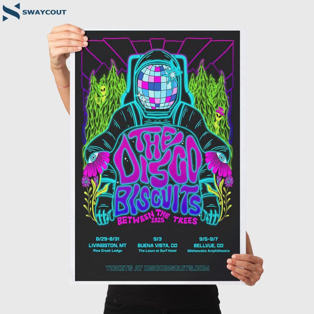 The Disco Biscuits Between The Trees Tour 2025 Poster 3