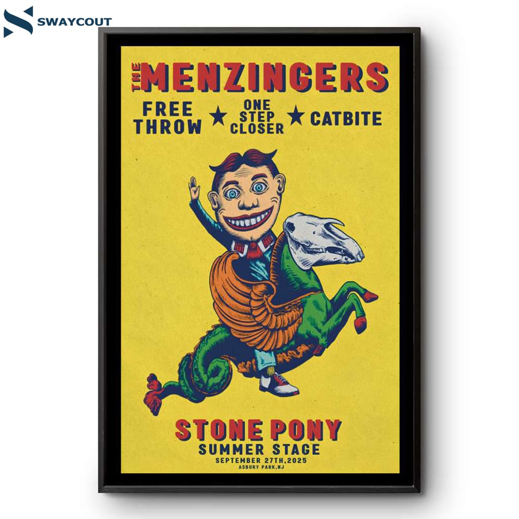 The Menzingers Asbury Park Nj Tour Sep 27 2025 Poster