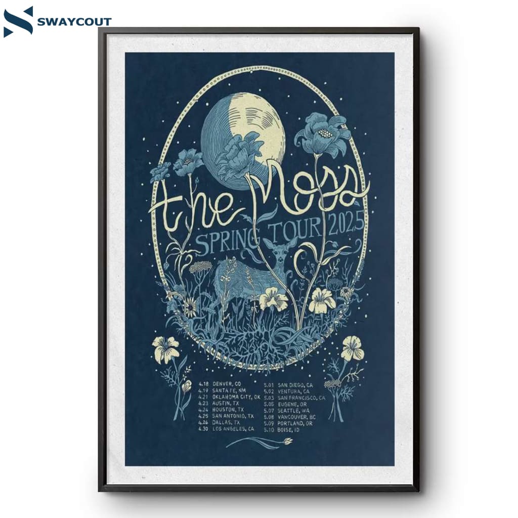 The Moss Spring Tour Apr 2025 Poster