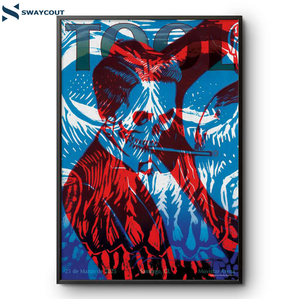 Tool Santiago Cl Movistar Arena March 25 2025 Poster