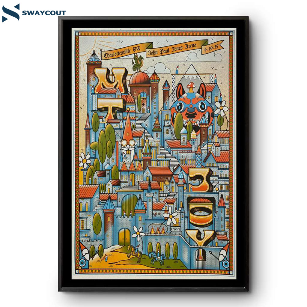 Tour John Paul Jones Arena Mt. Joy Band 04-19-2025 Poster