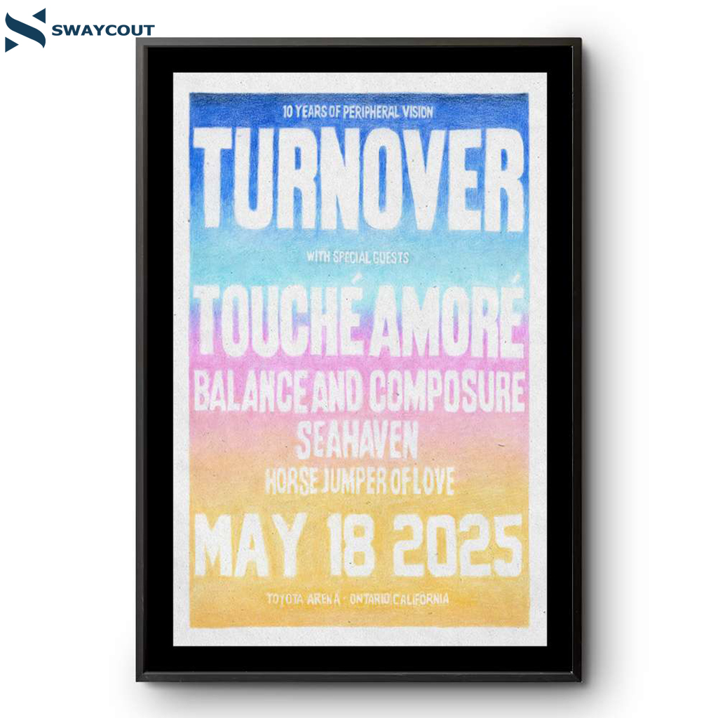 Turnover Toyota Arena Ontario Ca May 18 2025 Poster