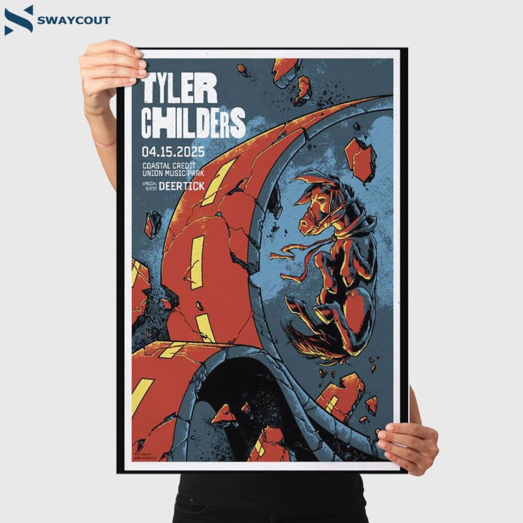 Tyler Childers Raleigh Nc April 15 2025 Poster 3