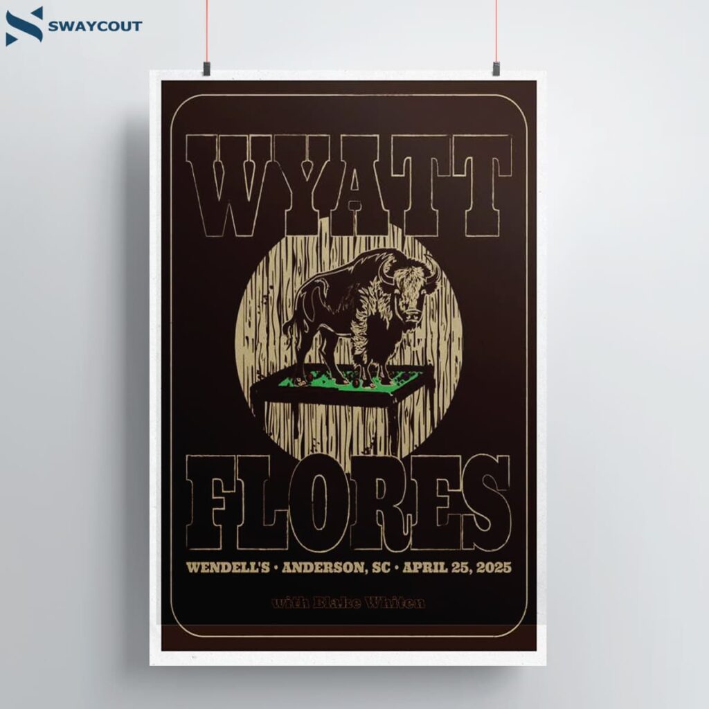 Wyatt Flores 2025 Anderson Sc Poster 1