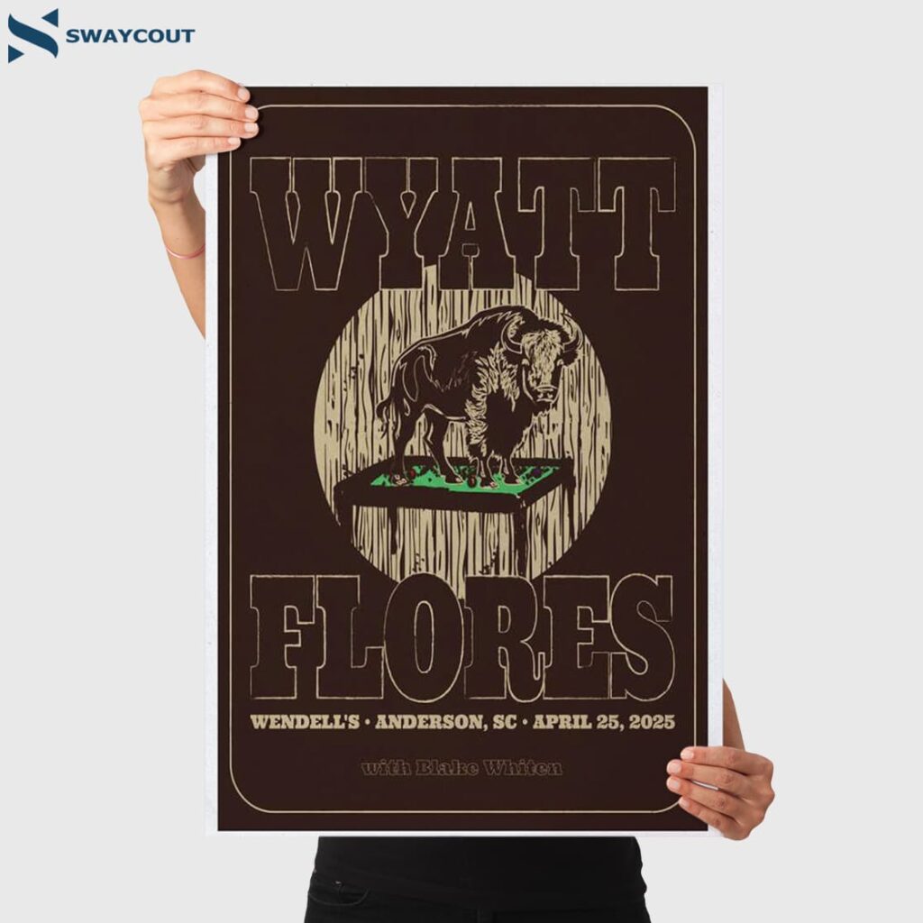 Wyatt Flores 2025 Anderson Sc Poster 3