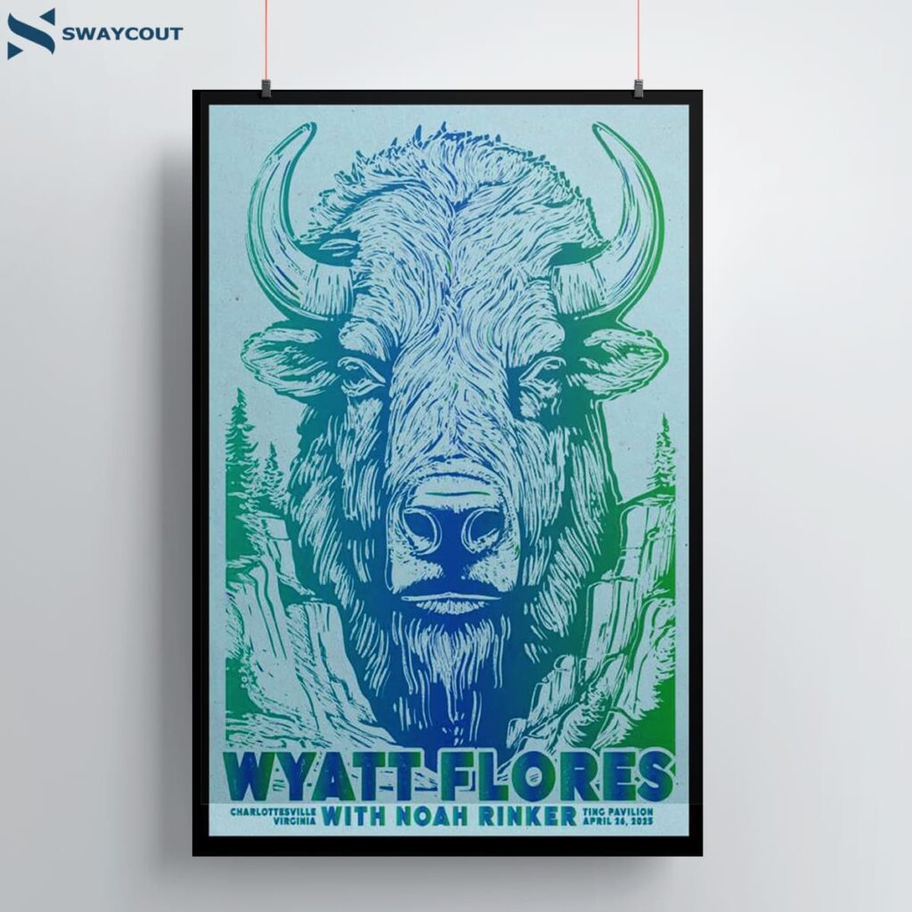 Wyatt Flores Ting Pavilion Charlottesville Va April 26 2025 Poster 1