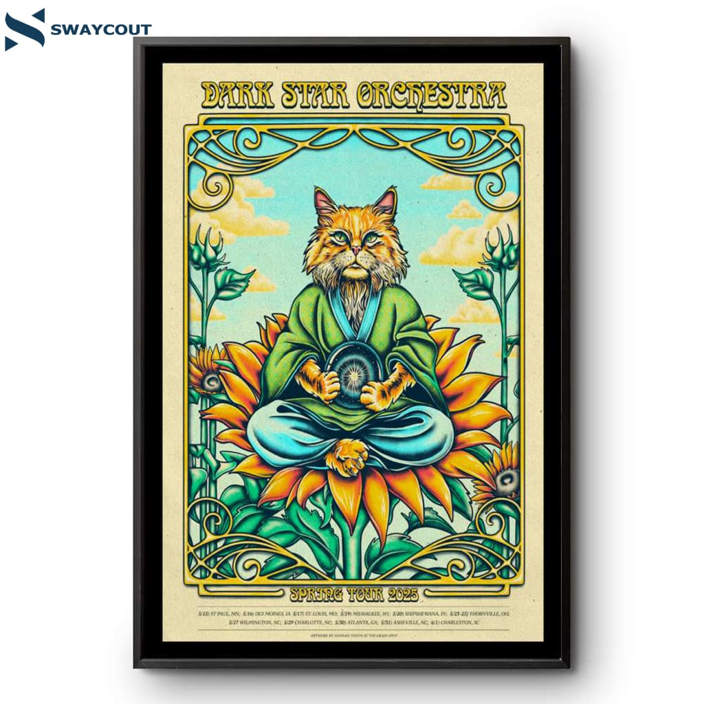 Dark Star Orchestra Spring 2025 Tour Poster