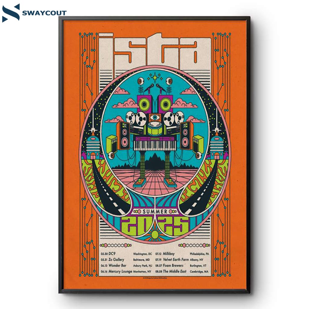 Ista Summer Tour 2025 Poster