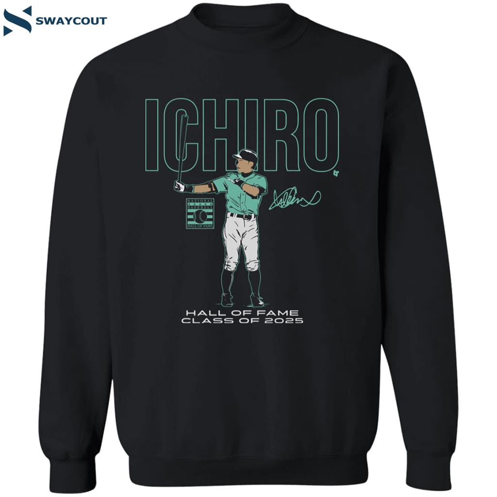 Ichiro Suzuki Hall Of Fame Class Of 2025 Shirt 6 Ichiro Suzuki Hall Of Fame Class Of 2025 Shirt 2