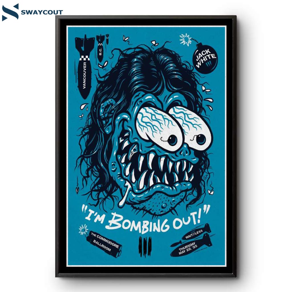 Jack White Commodore Ballroom Vancouver Bc May 22 2025 Poster