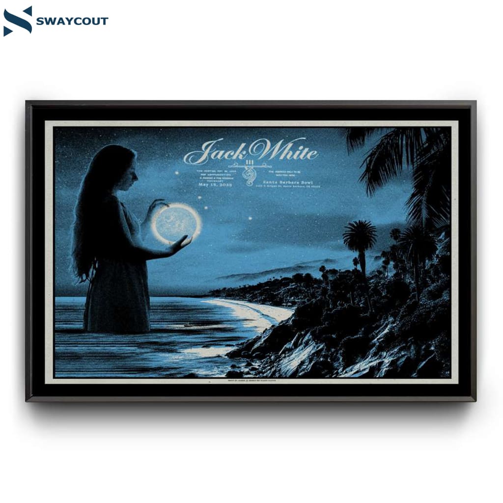 Jack White Santa Barbara Bowl In Santa Barbara Ca May 15 2025 Poster