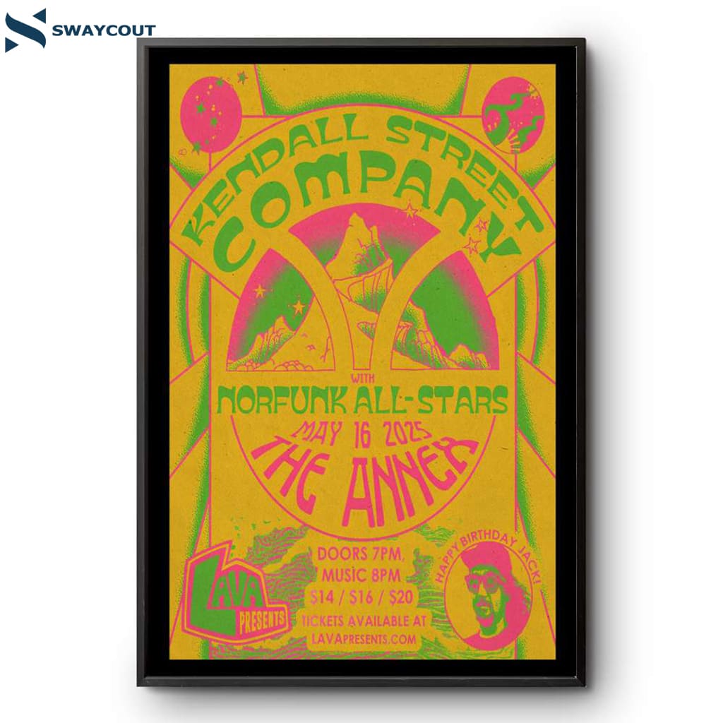 Kendall Street Company The Annex Norfolk Va May 16 2025 Poster