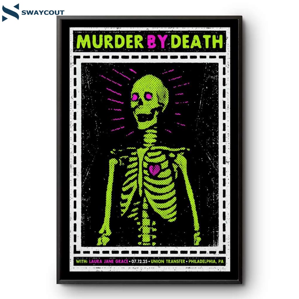 Murder By Death Union Transfer Philadelphia Pa July 12 2025 Poster