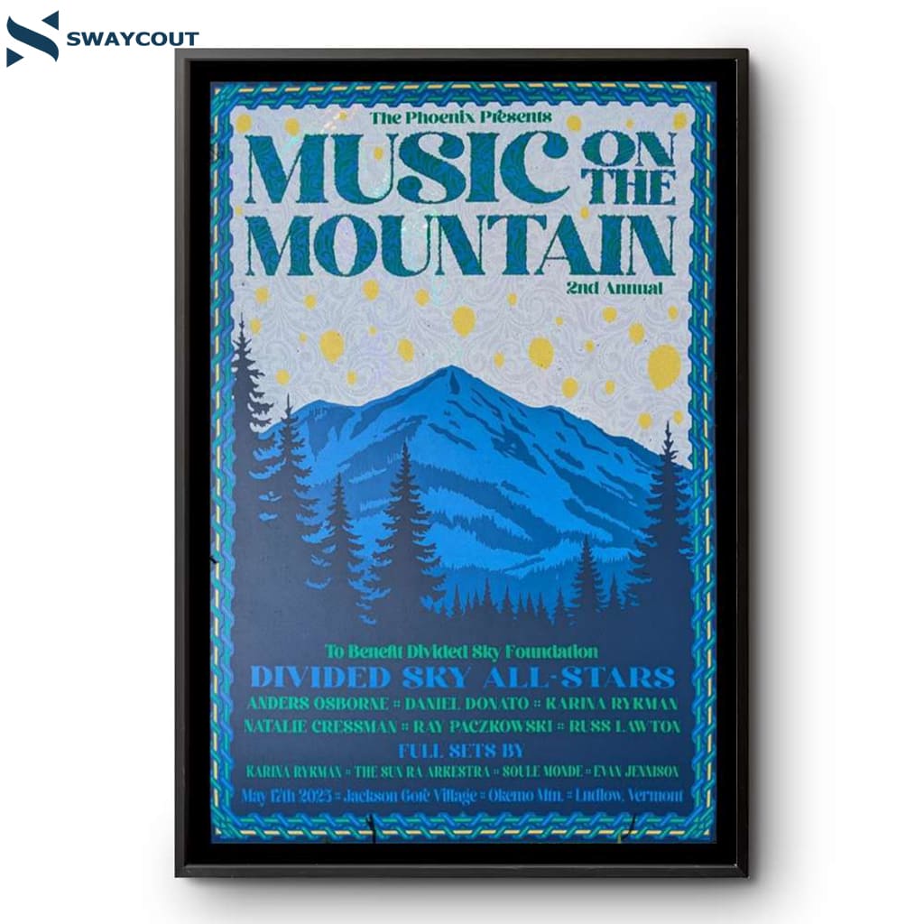 Music On The Mountain Divided Sky Foundation May 17 2025 Poster