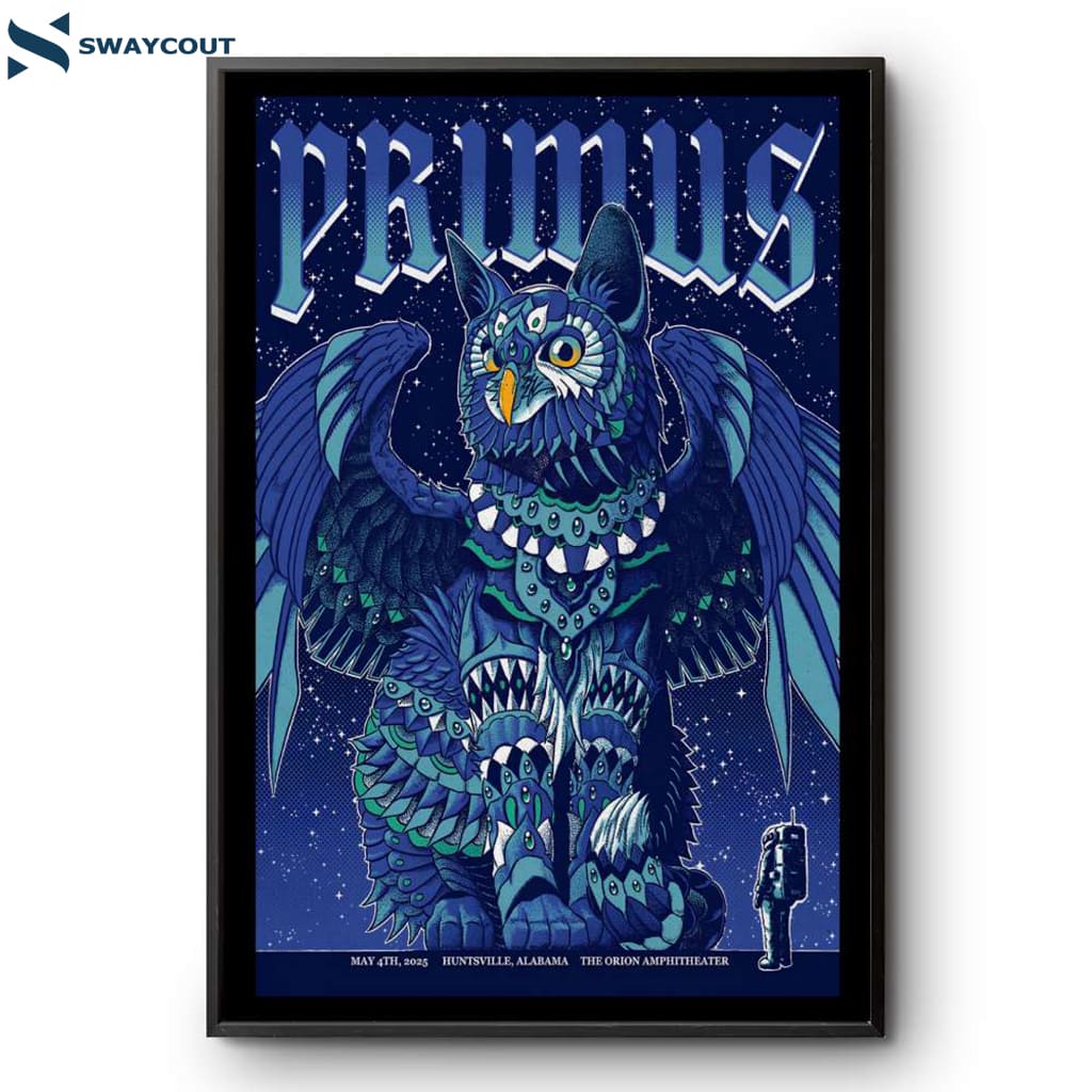 Primus Huntsville Tour Orion Amphitheater May 04 2025 Poster