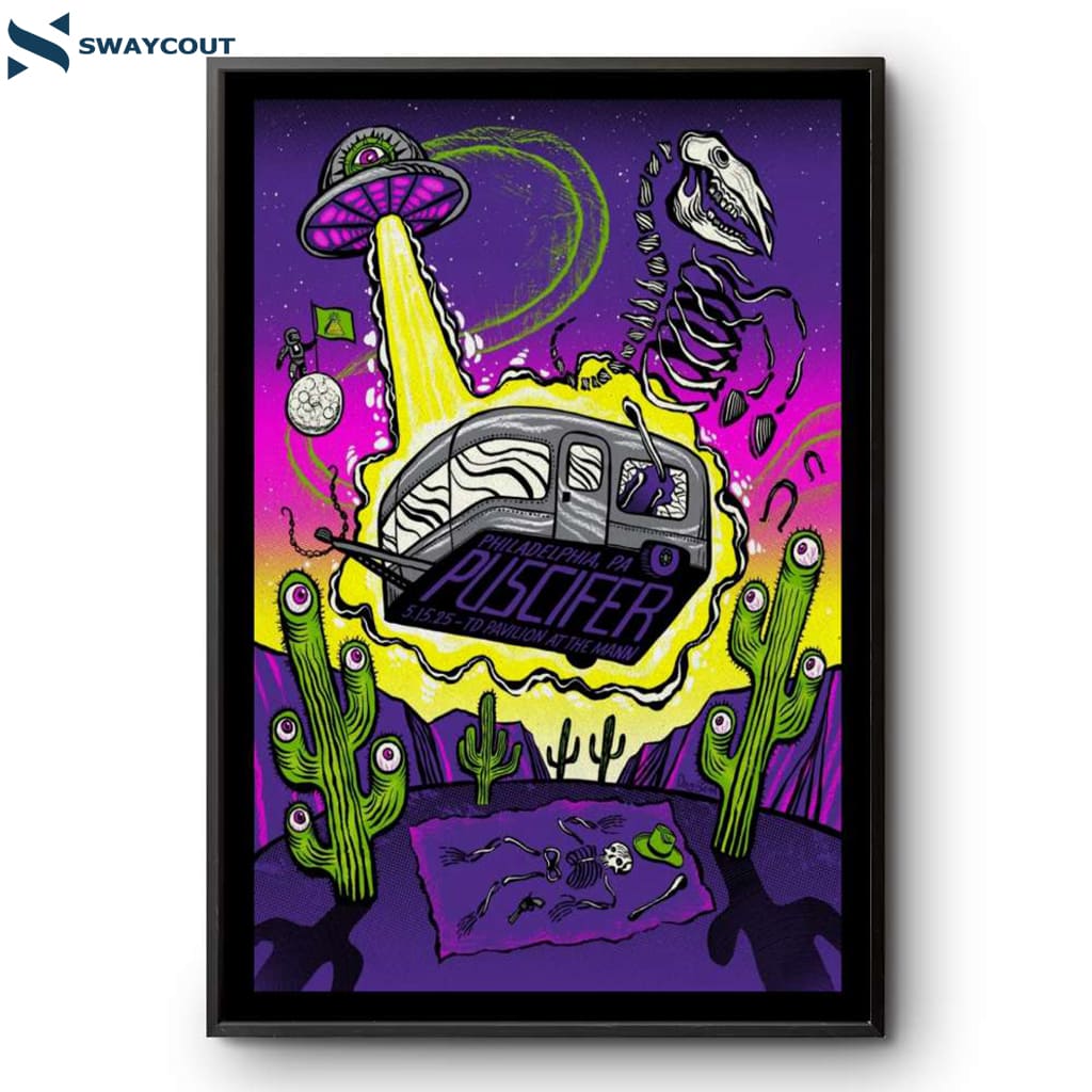 Puscifer Td Pavilion At The Mann Philadelphia Pa May 15 2025 Poster