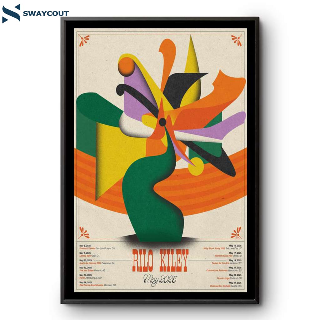 Rilo Kiley May 2025 Tour Poster