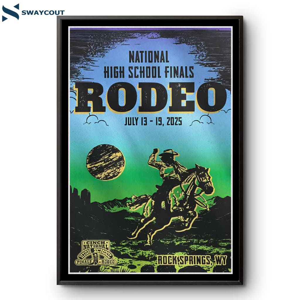 Rodeo Des Rock Springs Wy July 13-19 2025 Poster