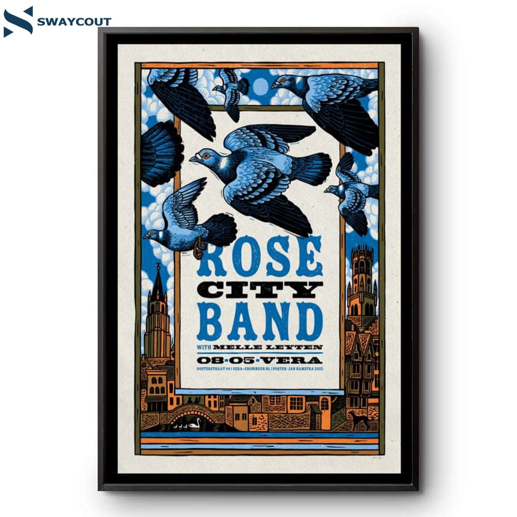 Rose City Band Vera Poster Groningen Nl May 8 2025 Poster