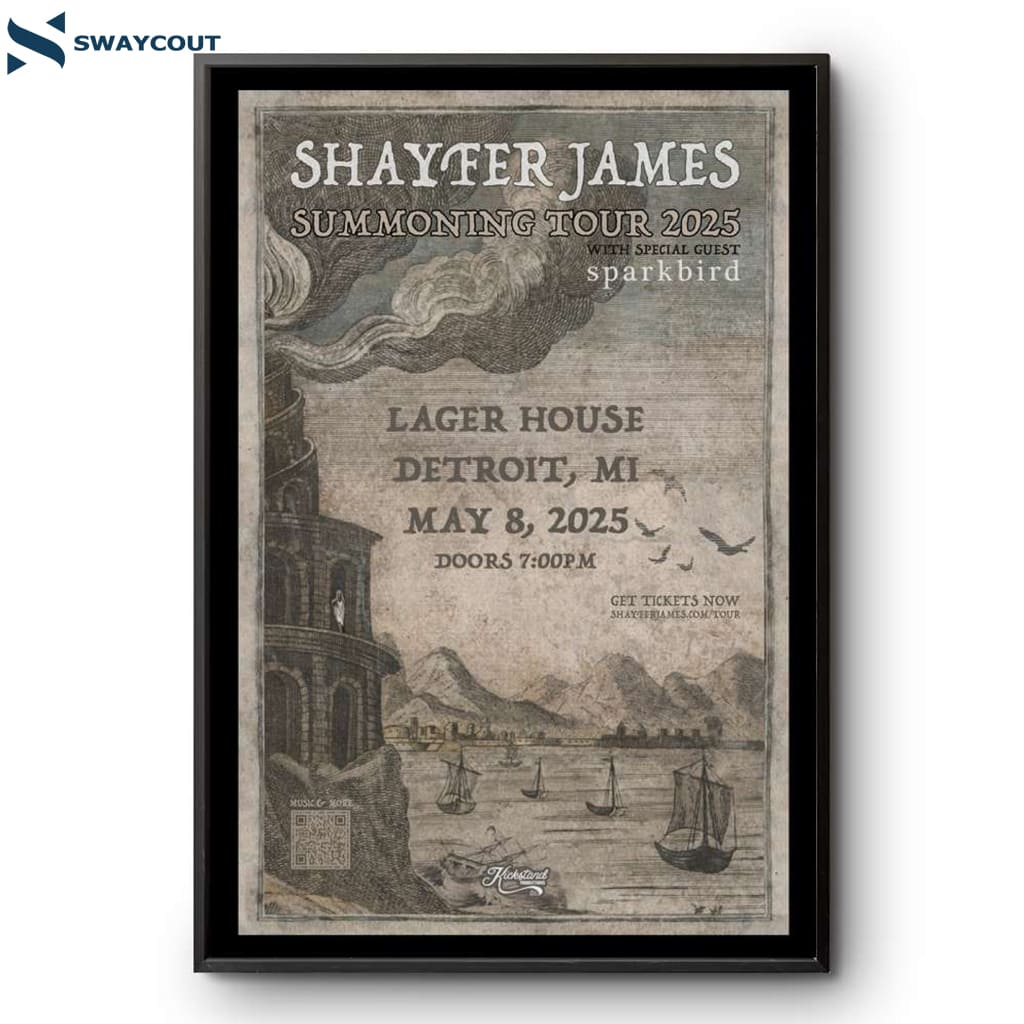 Shayfer James Detroit Mi May 08 2025 Poster