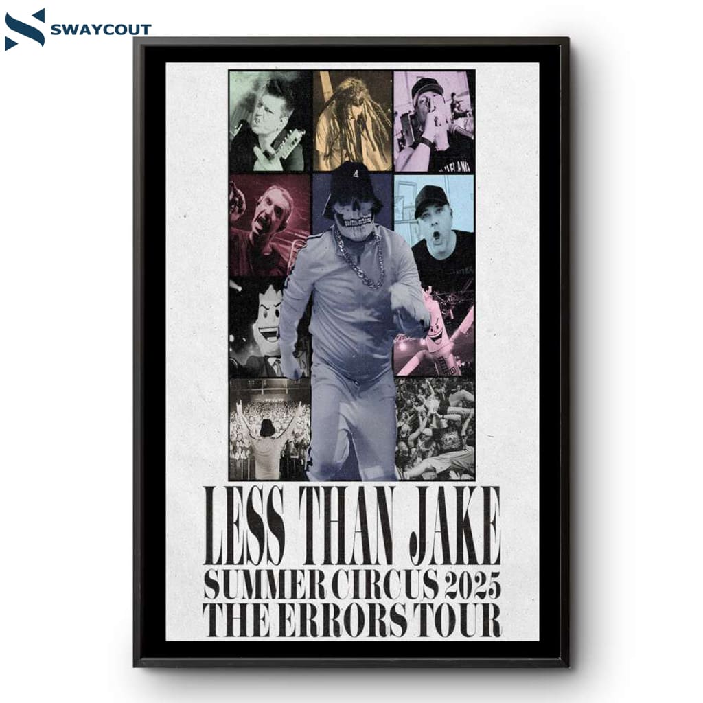 Summer Circus Less Than Jake The Errors Tour Summer 2025 Poster