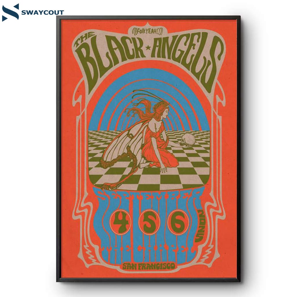 The Black Angels The Chapel San Francisco Ca Sep 4-6 2025 Poster