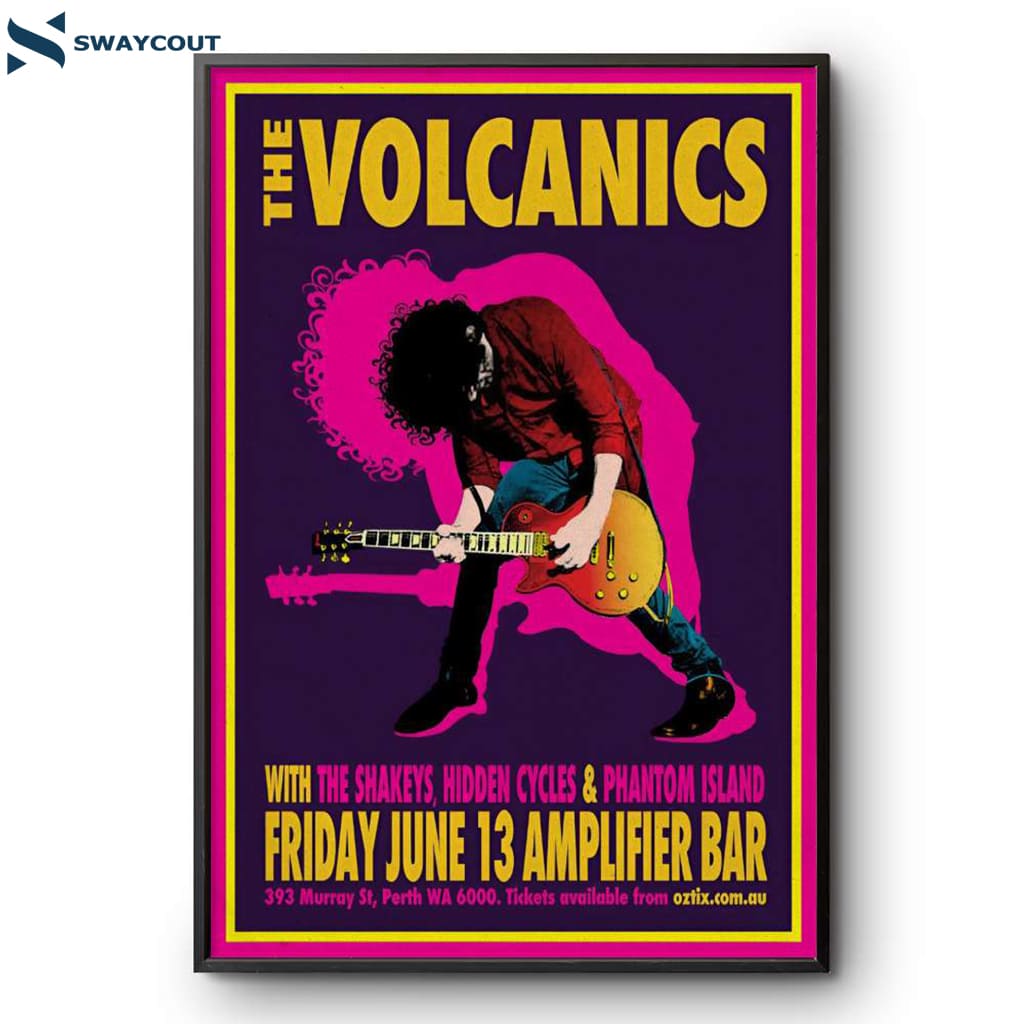 The Volcanics Amplifier Bar Perth Wa June 13 2025 Poster
