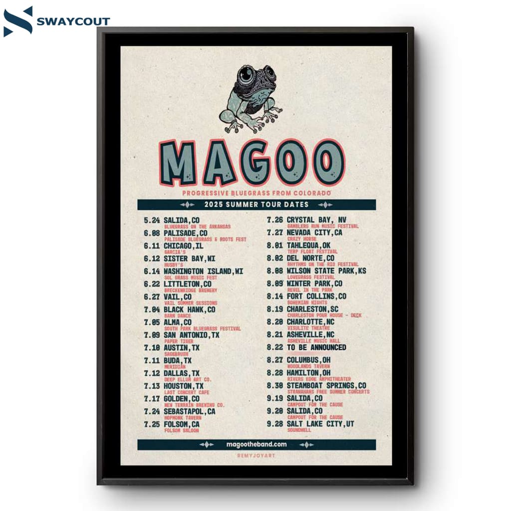 Tour Magoo The Band 2025 Poster