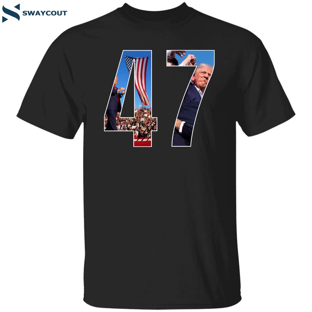 Trump 47 Fighting Shooting Shirt