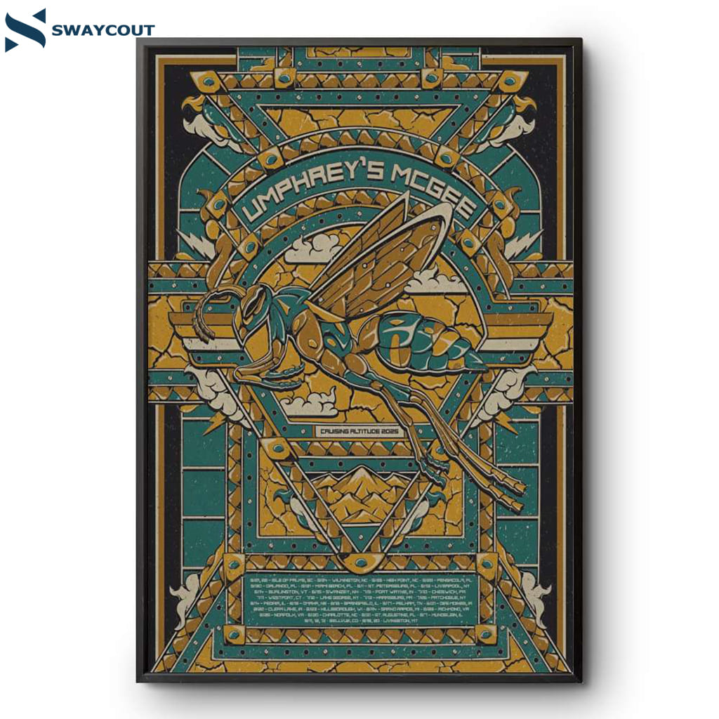 Umphrey's Mcgee Cruising Altitude Tour 2025 Poster