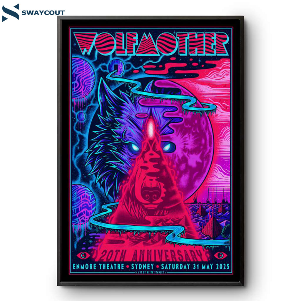 Wolfmother Enmore Theatre Newtown Australia May 31 2025 Poster