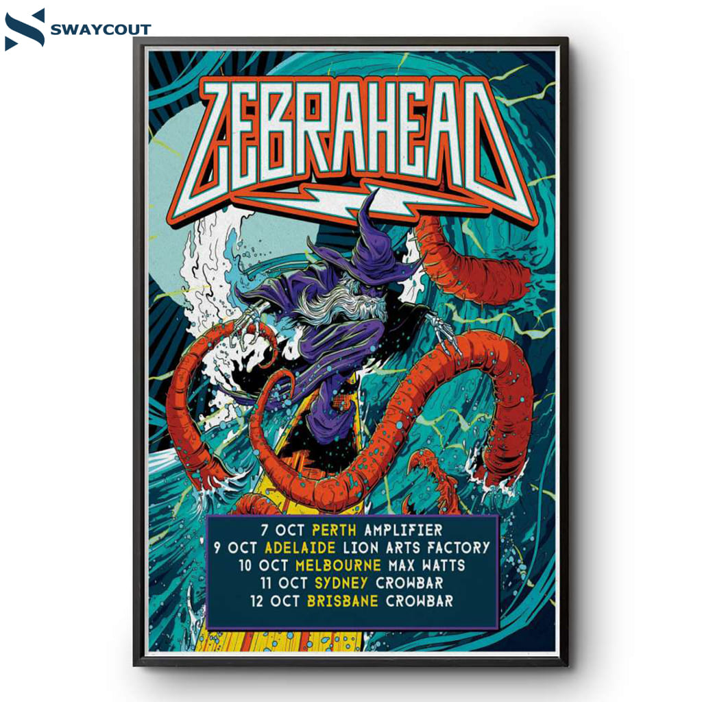 Zebrahead October 2025 Tour Poster