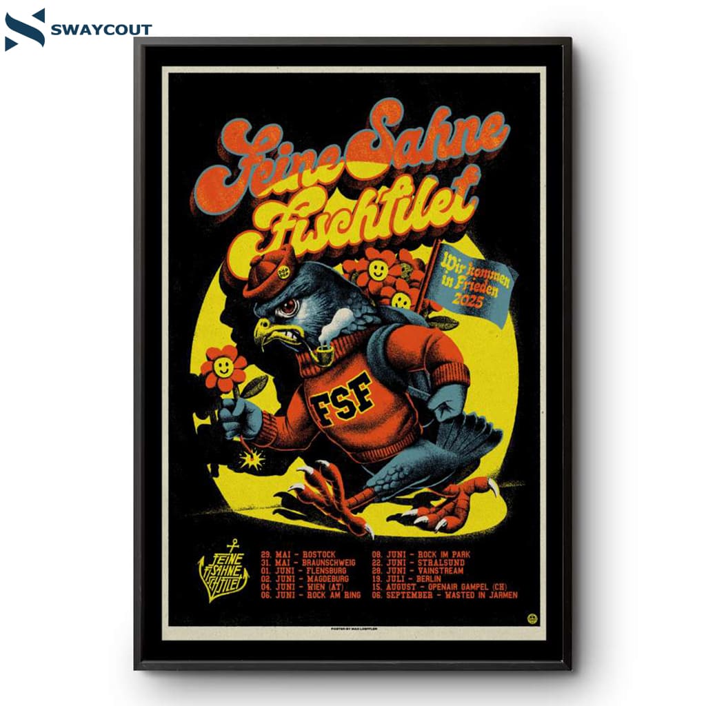 Fsf Wir Kommen Frieden 2025 Tour Poster