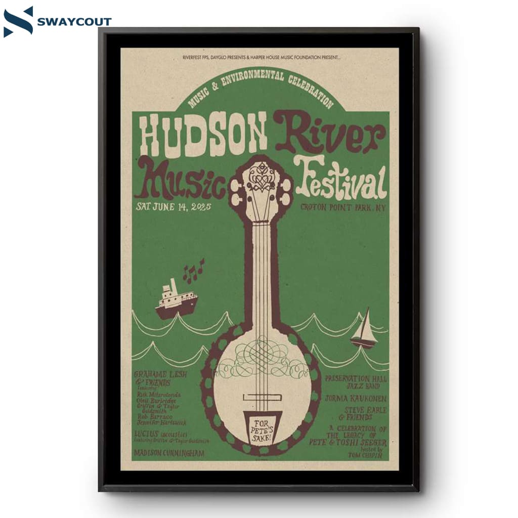 Hudson River Music Festival Croton Point Park Ny June 14 2025 Poster
