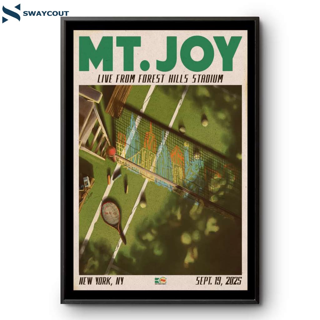 Mt. Joy Tour New York Ny Sept 19 2025 Poster