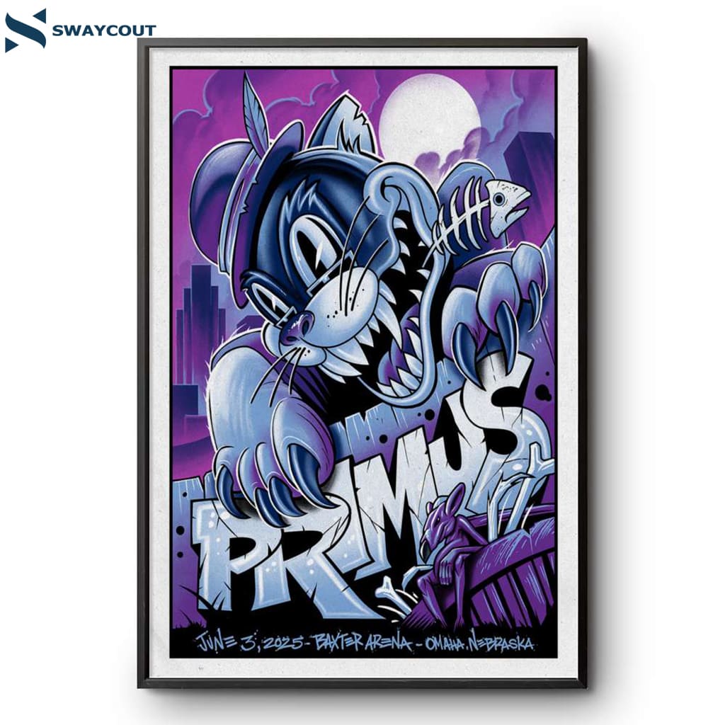 Primus Omaha Ne June 3 2025 Poster