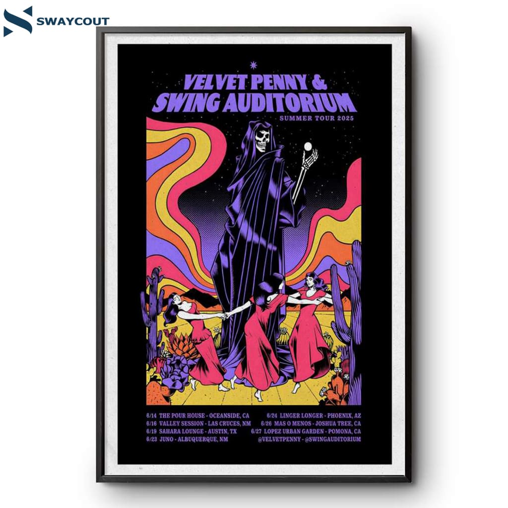 Velvet Penny Summer Tour 2025 Poster